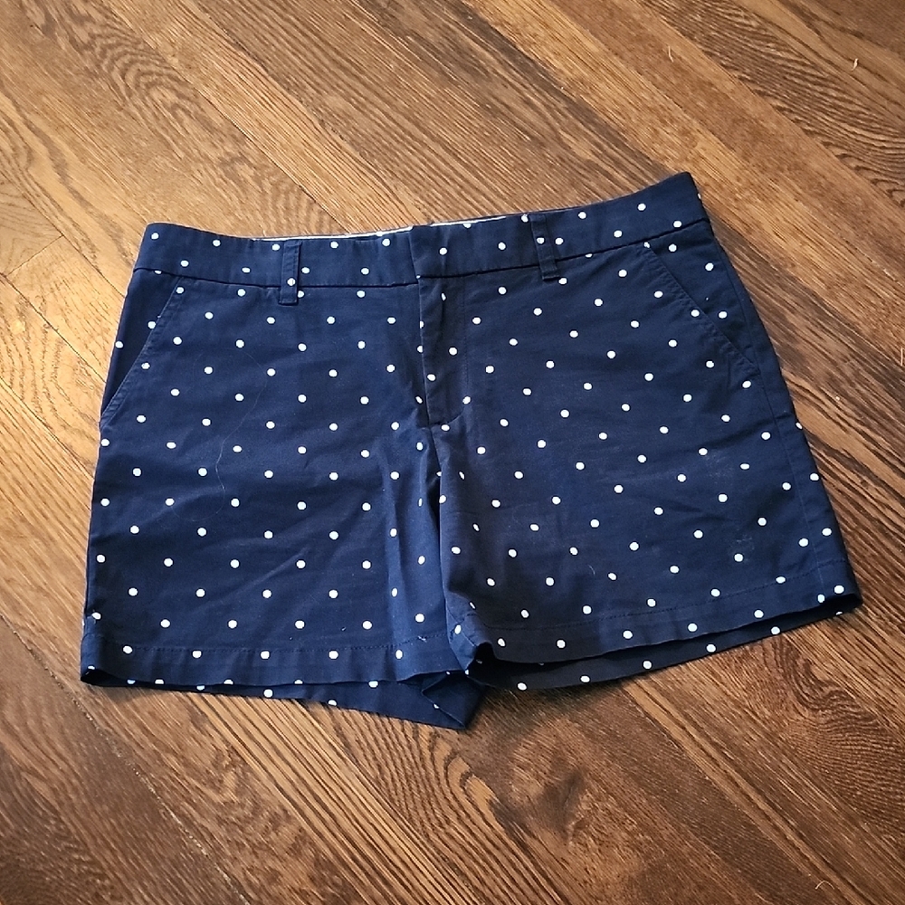 Tommy Hilfiger Navy Polka Dot Women's Shorts Size 12